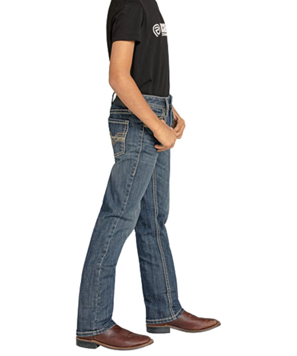 Rock & Roll Denim Boys' ReFlex Revolver Straight Jean - Image 3