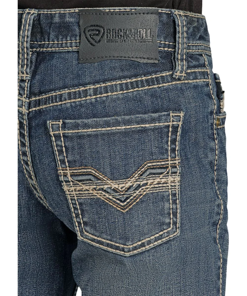 Rock & Roll Denim Boys' ReFlex Revolver Straight Jean - Image 4