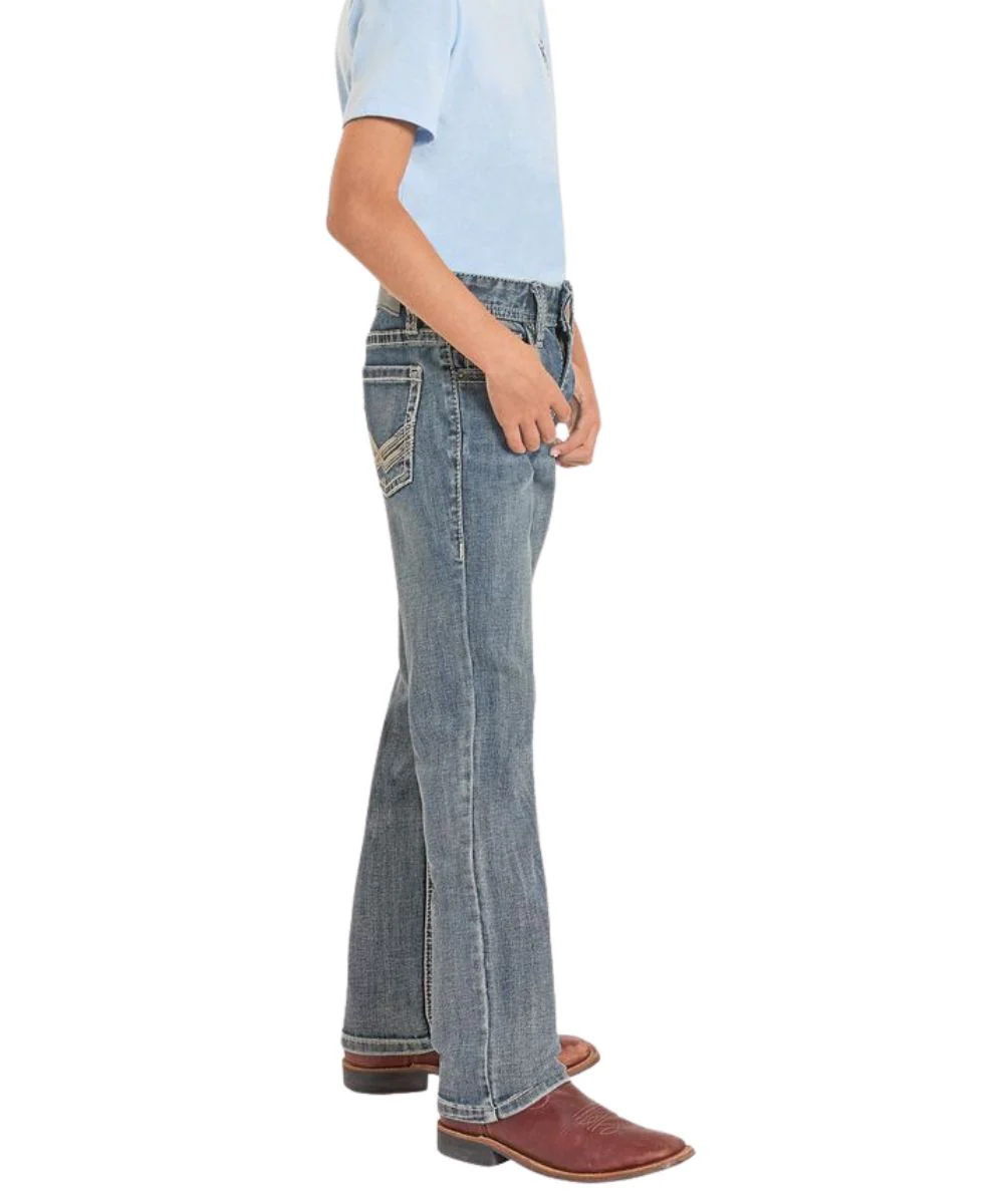 Rock & Roll Denim Boys' ReFlex Revolver Straight Jean - Image 3