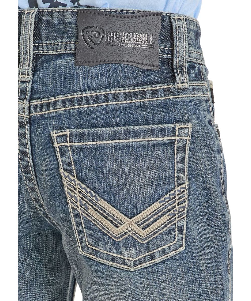 Rock & Roll Denim Boys' ReFlex Revolver Straight Jean - Image 4