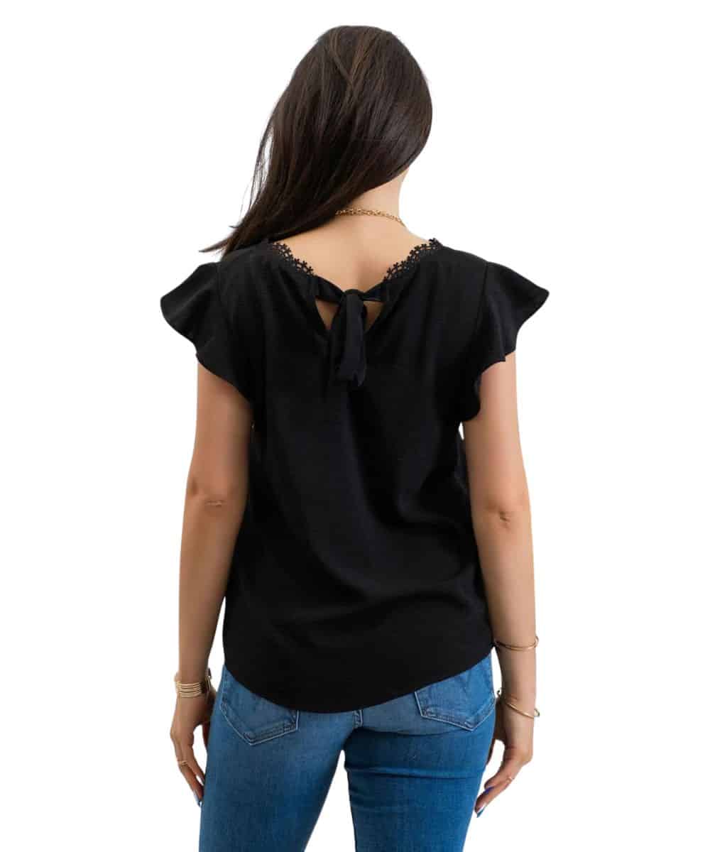 Blu Pepper Women's Back Tie Blouse - Image 2
