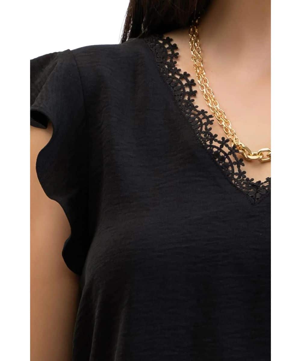 Blu Pepper Women's Back Tie Blouse - Image 3
