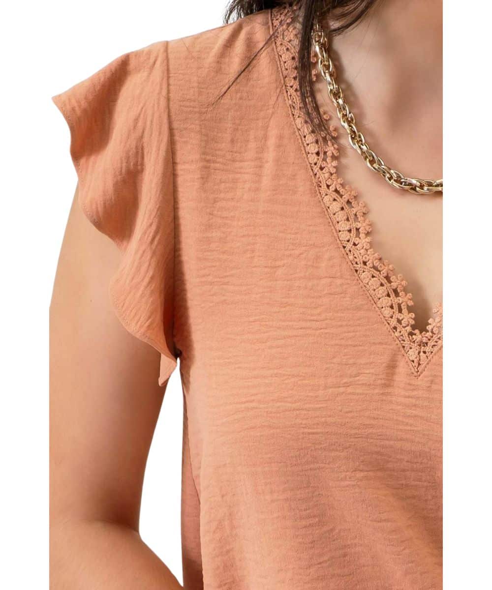 Blu Pepper Women's Back Tie Blouse - Image 6