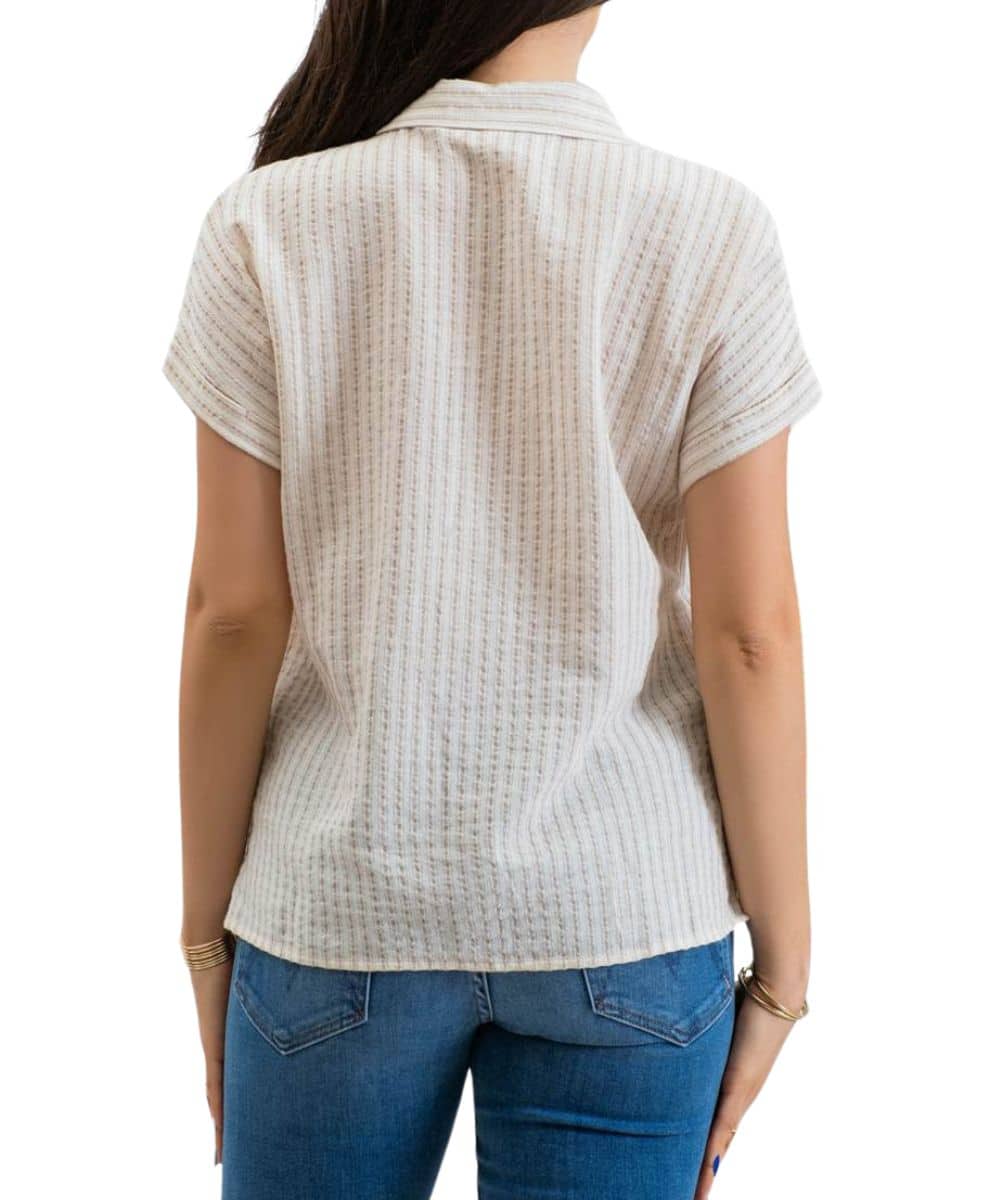 Blu Pepper Women's Button Up Blouse - Image 2