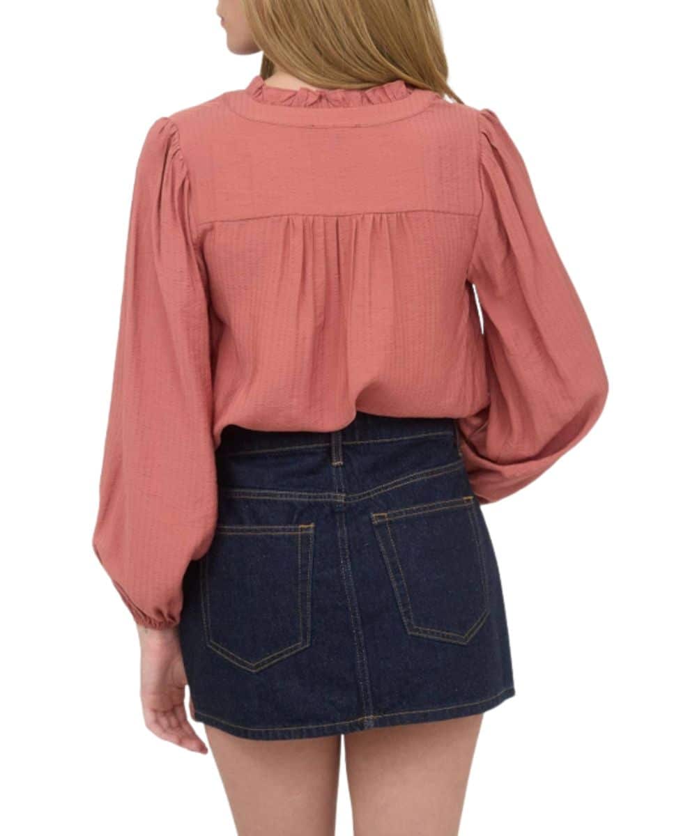 Blu Pepper Women's Ruffle Blouse - Image 3