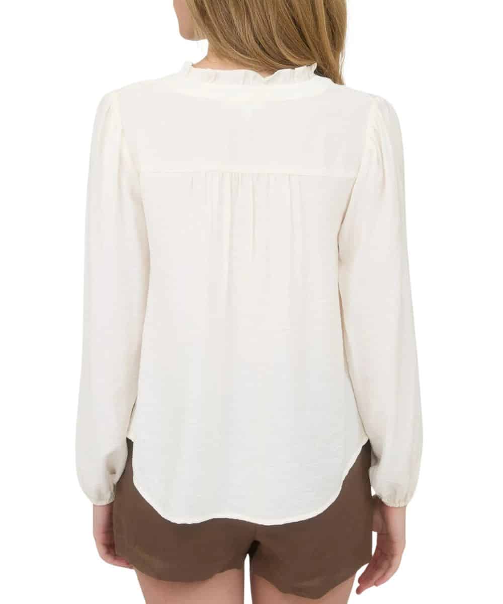 Blu Pepper Women's Ruffle Blouse - Image 4