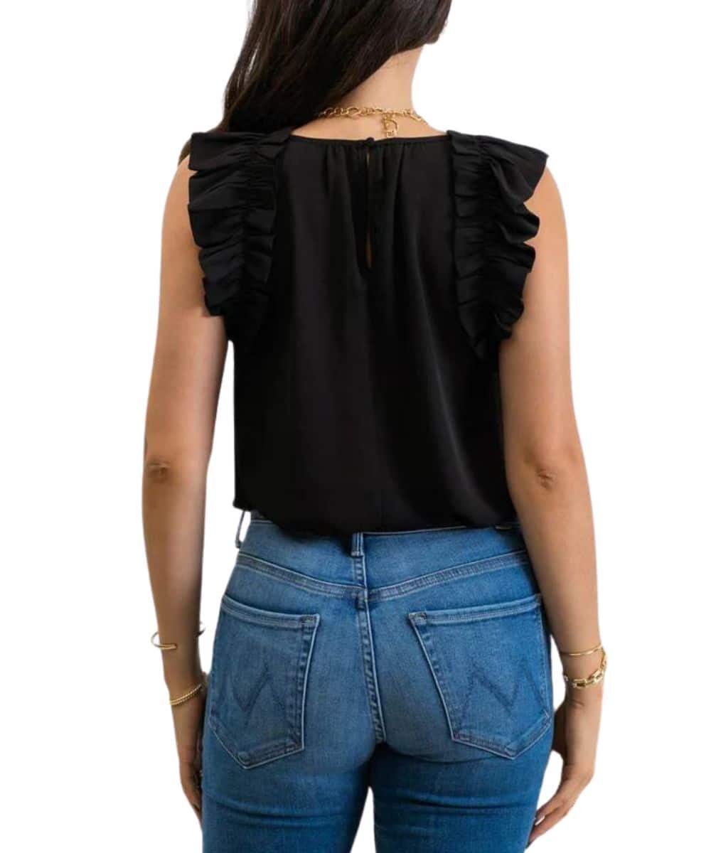 Blu Pepper Women's Ruffle Tank Top - Image 2