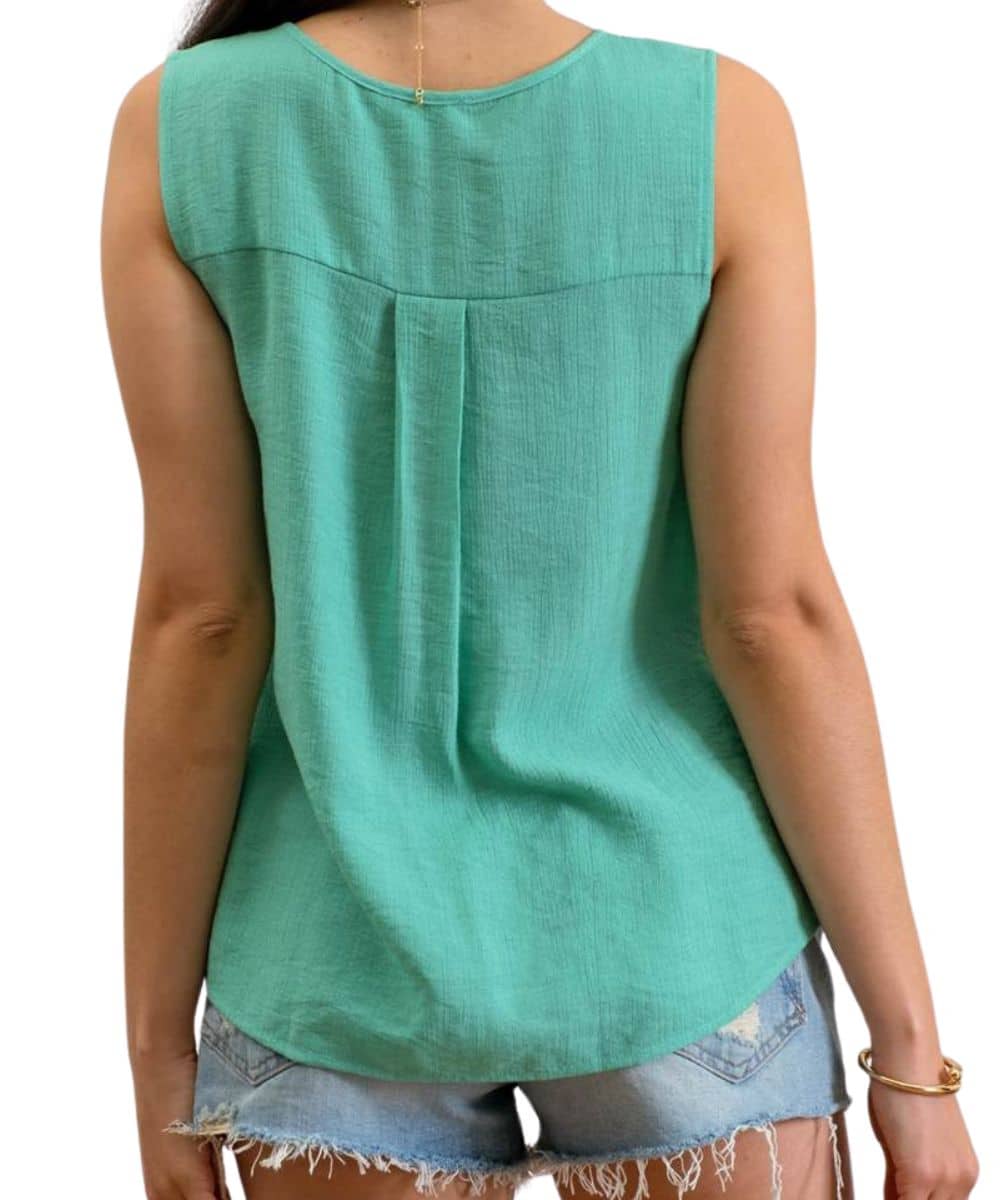 Blu Pepper Women's Sleeveless Blouse - Image 4