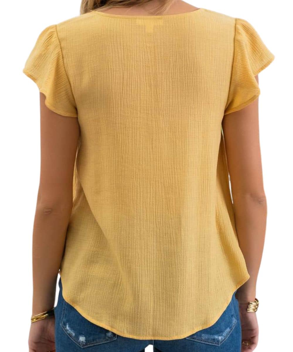 Blu Pepper Women's Woven Blouse - Image 4