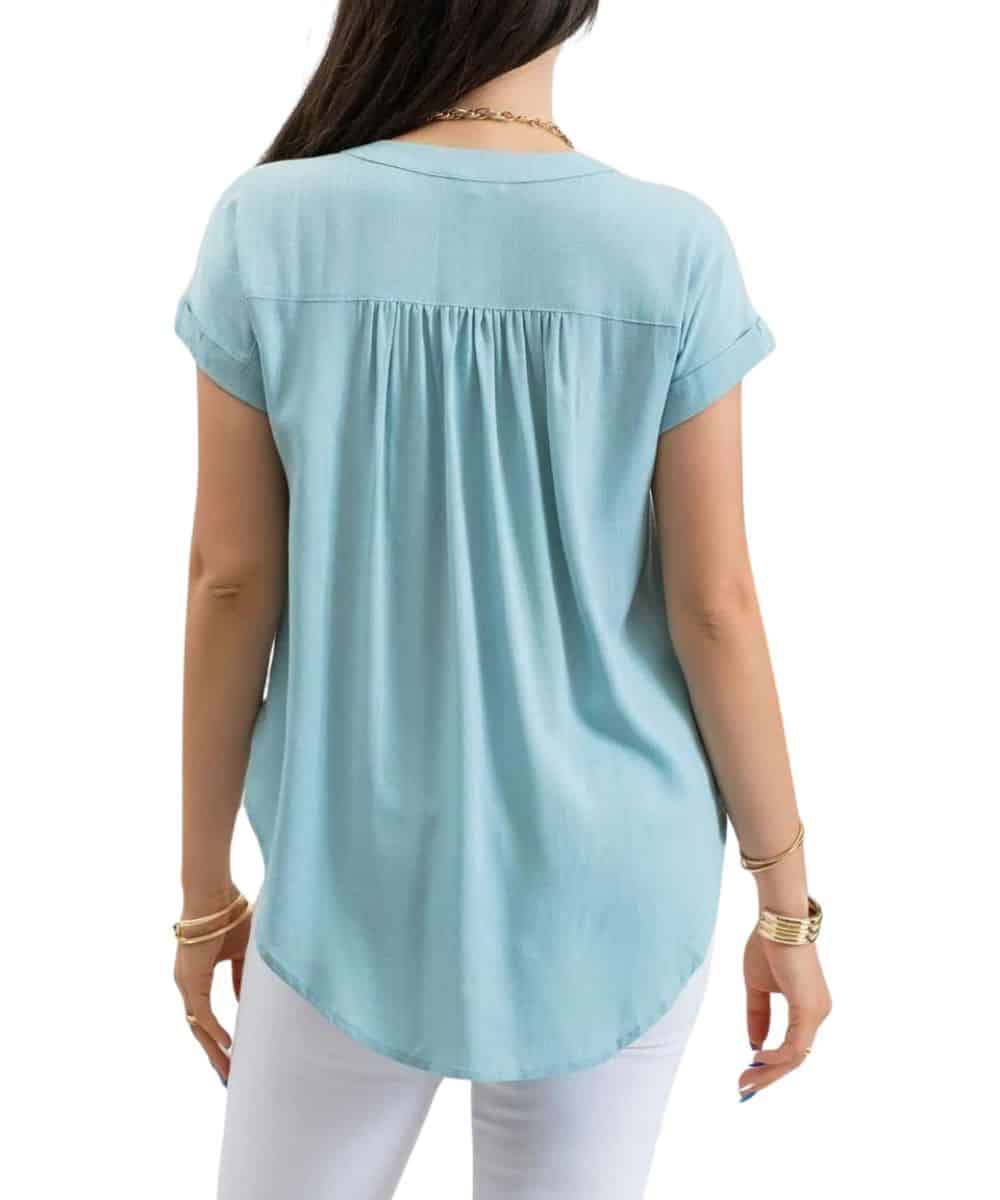 Blu Pepper Women's Woven Top - Image 4