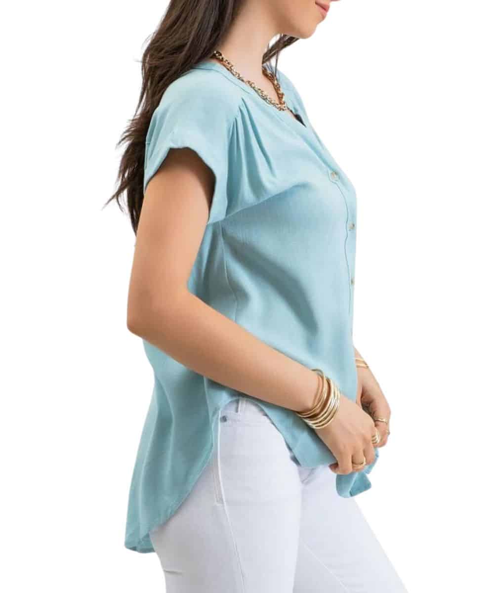 Blu Pepper Women's Woven Top - Image 5