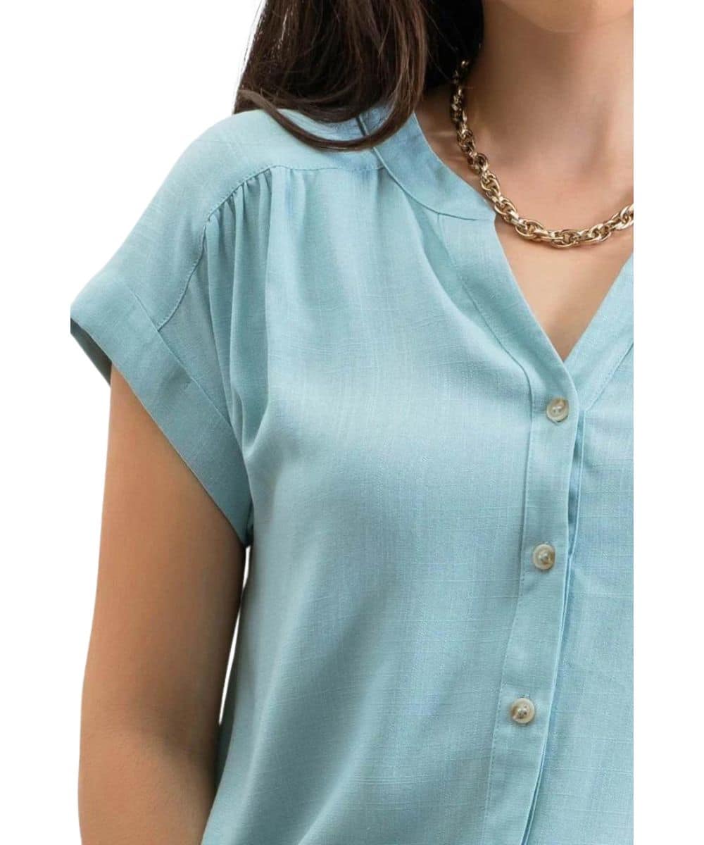 Blu Pepper Women's Woven Top - Image 6