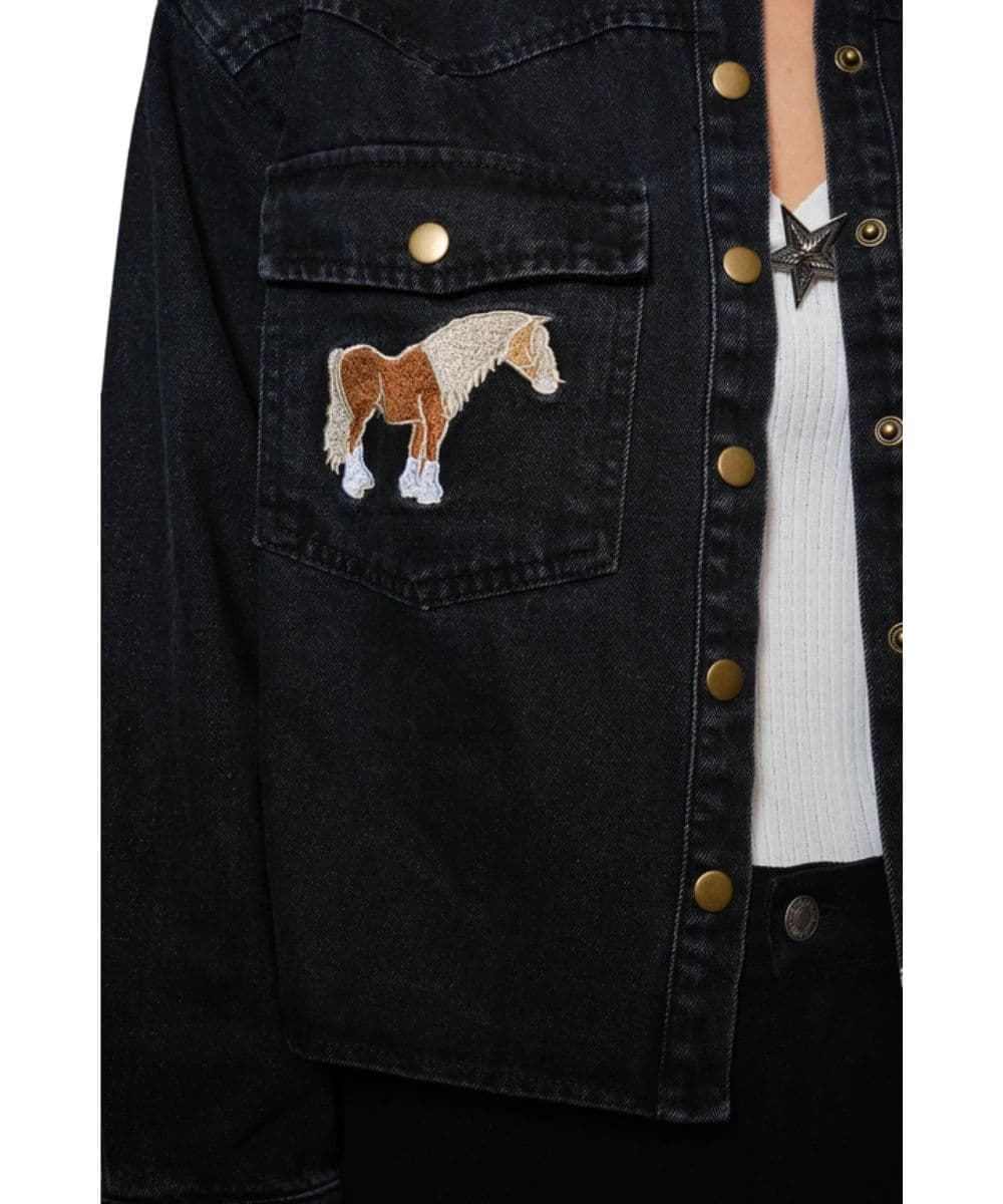 Blue B Women's Denim Jacket - Image 3