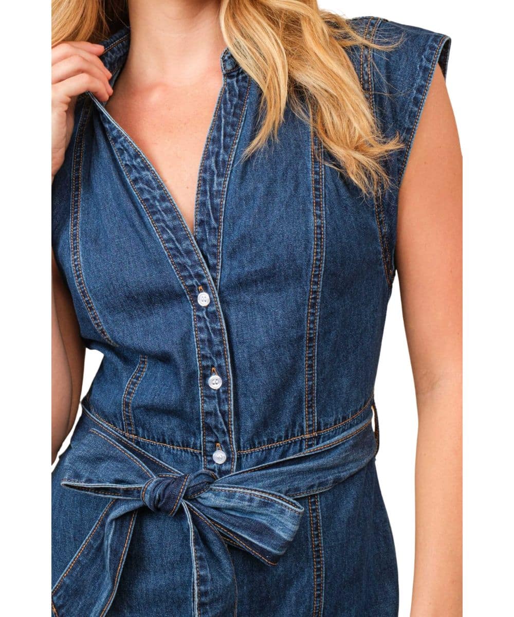 Blue B Women's Tiered Denim Dress - Image 2