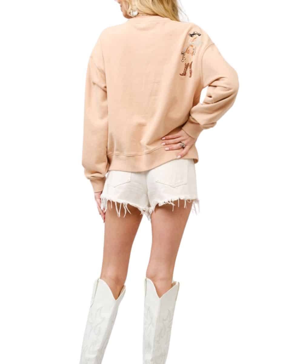 Blue B Women's Western Sweatshirt - Image 2