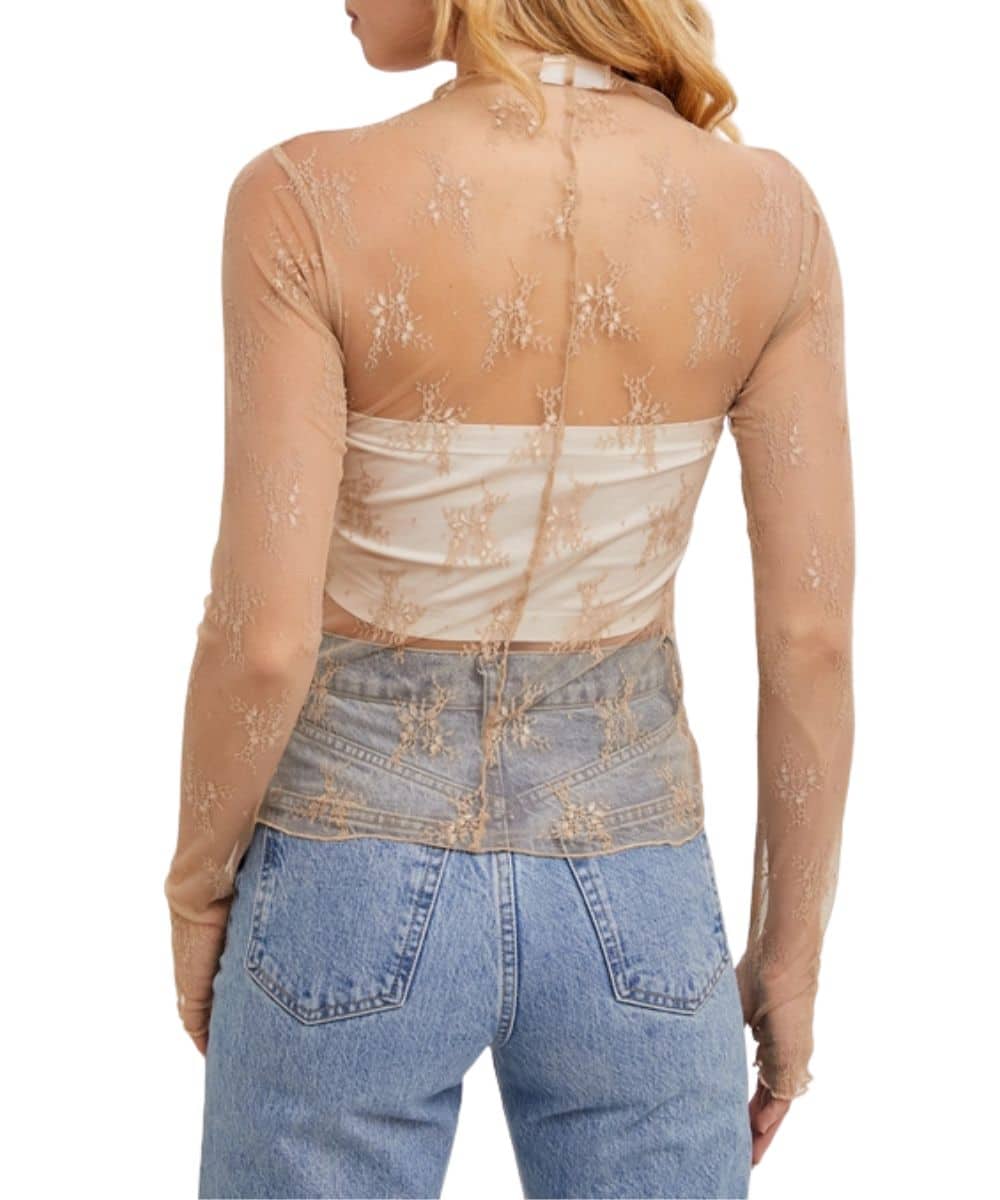 Bluivy Women's Lace Mesh Top - Image 6