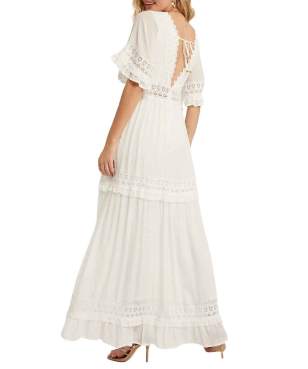 Bluivy Women's Lace Maxi Dress - Image 2