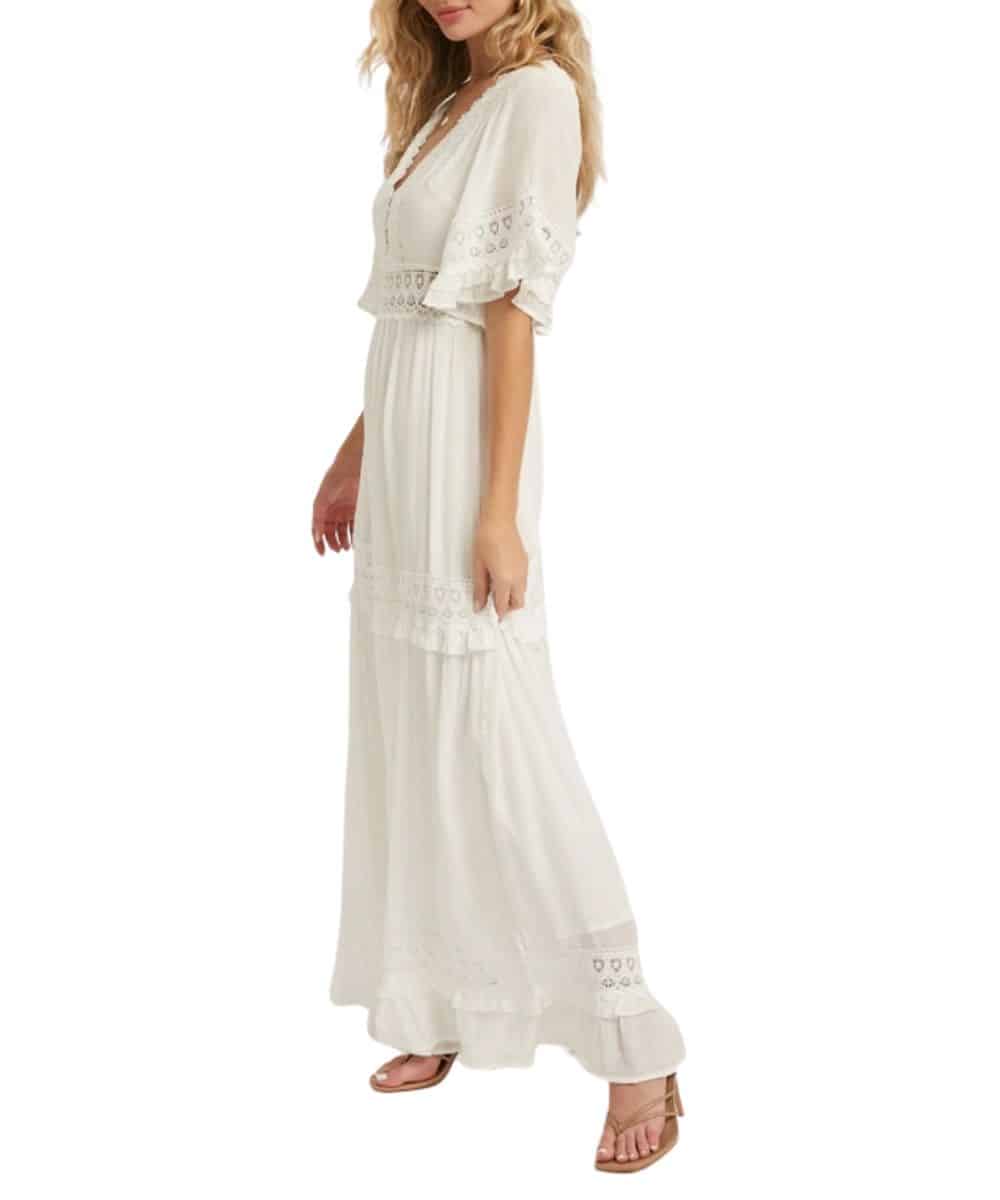 Bluivy Women's Lace Maxi Dress - Image 3