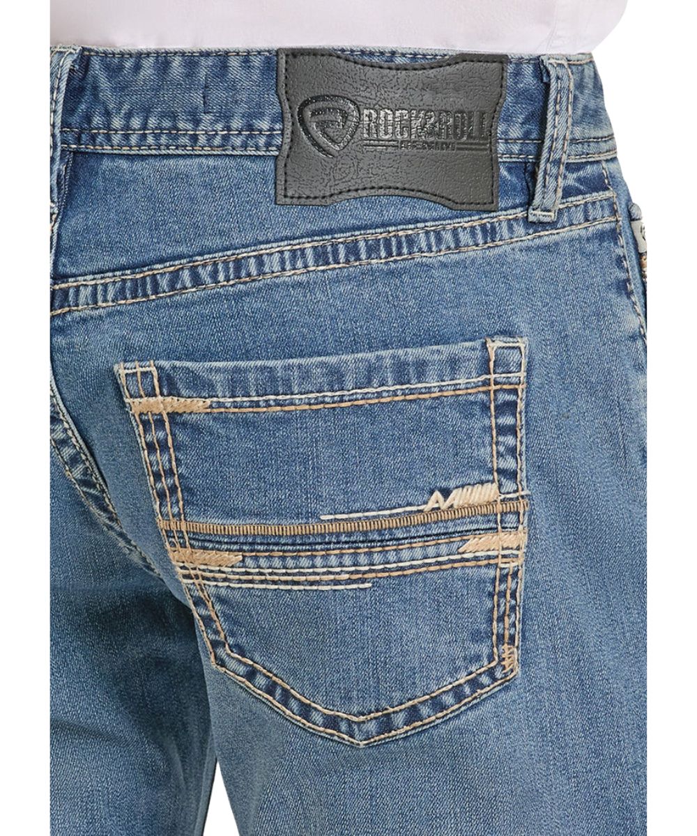 Rock & Roll Denim Men's ReFlex Pistol Straight Jean - Image 4