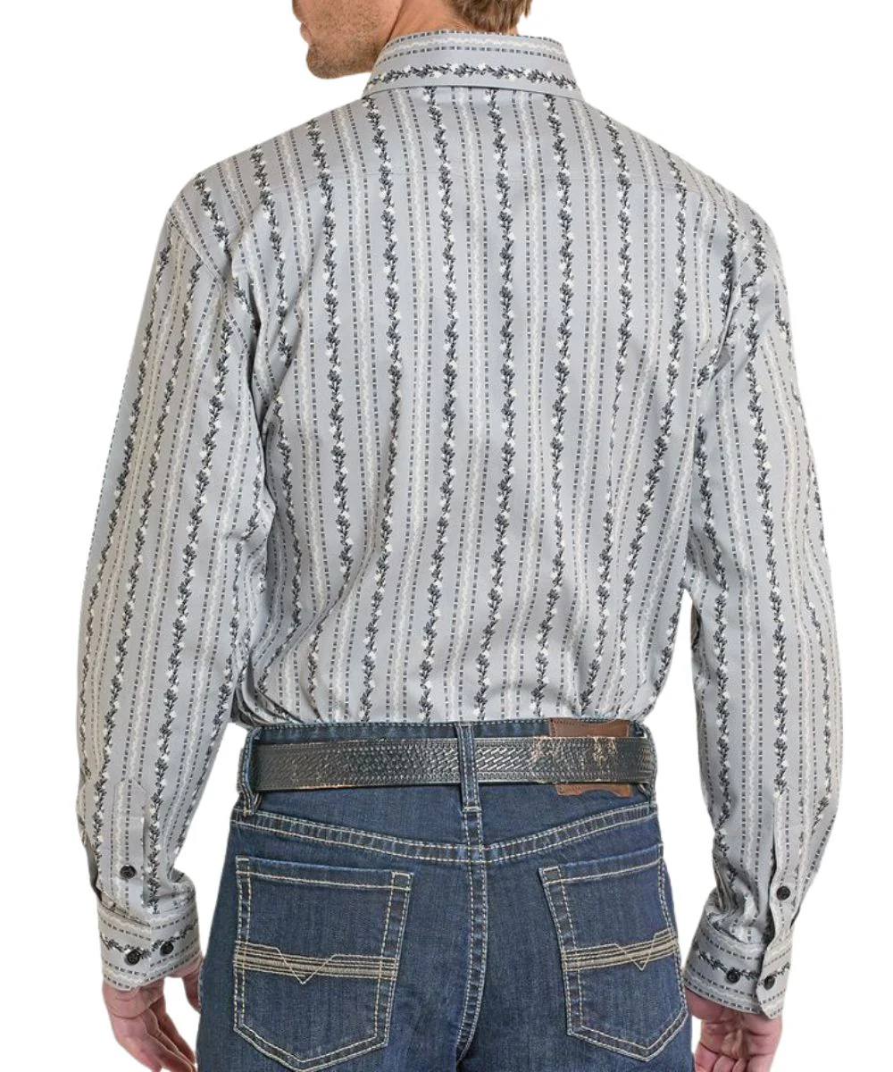 Rock & Roll Cowboy Men's ReFlex Button Down Shirt - Image 2