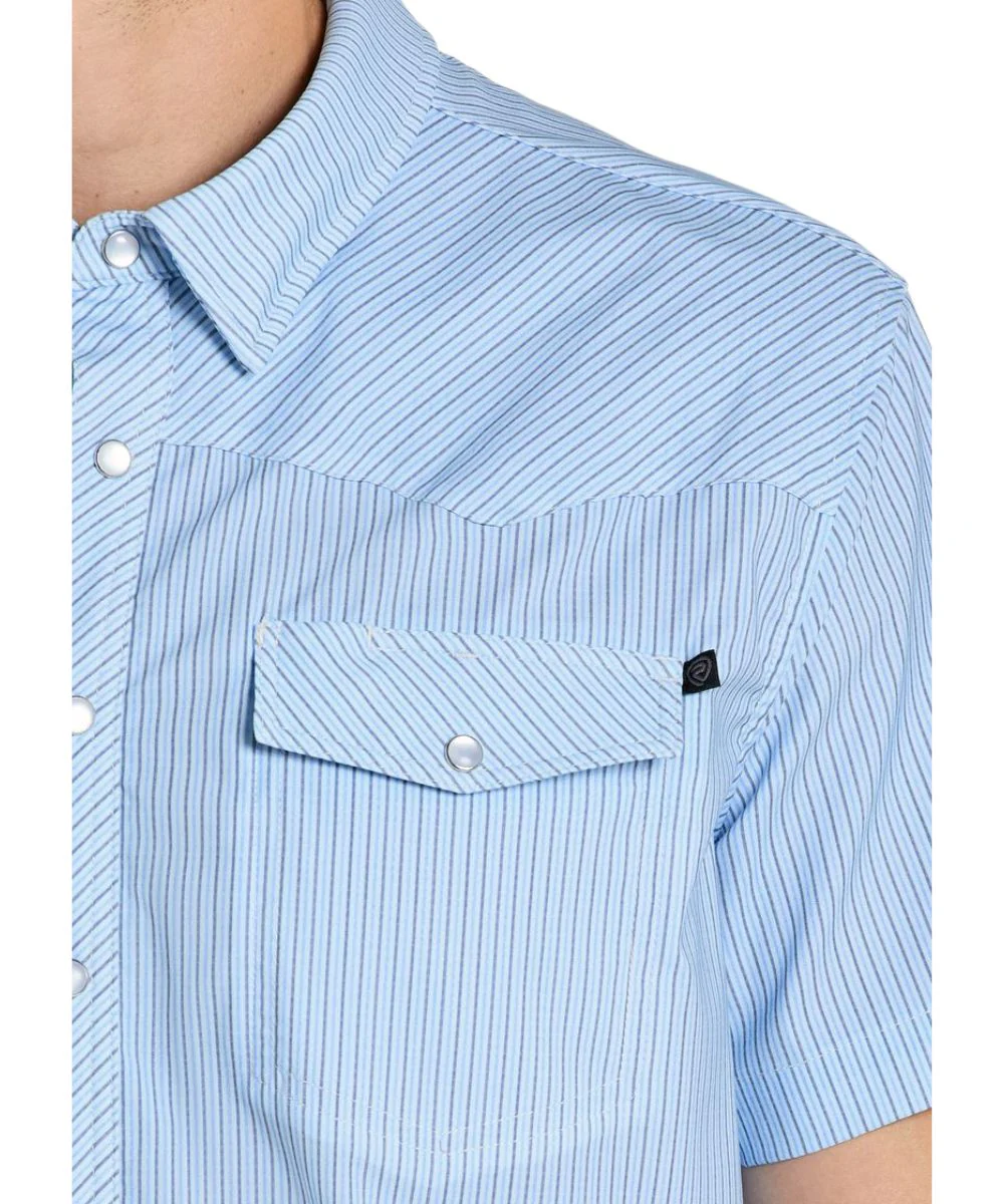 Rock & Roll Cowboy Men's Tek Western Snap Shirt - Image 3