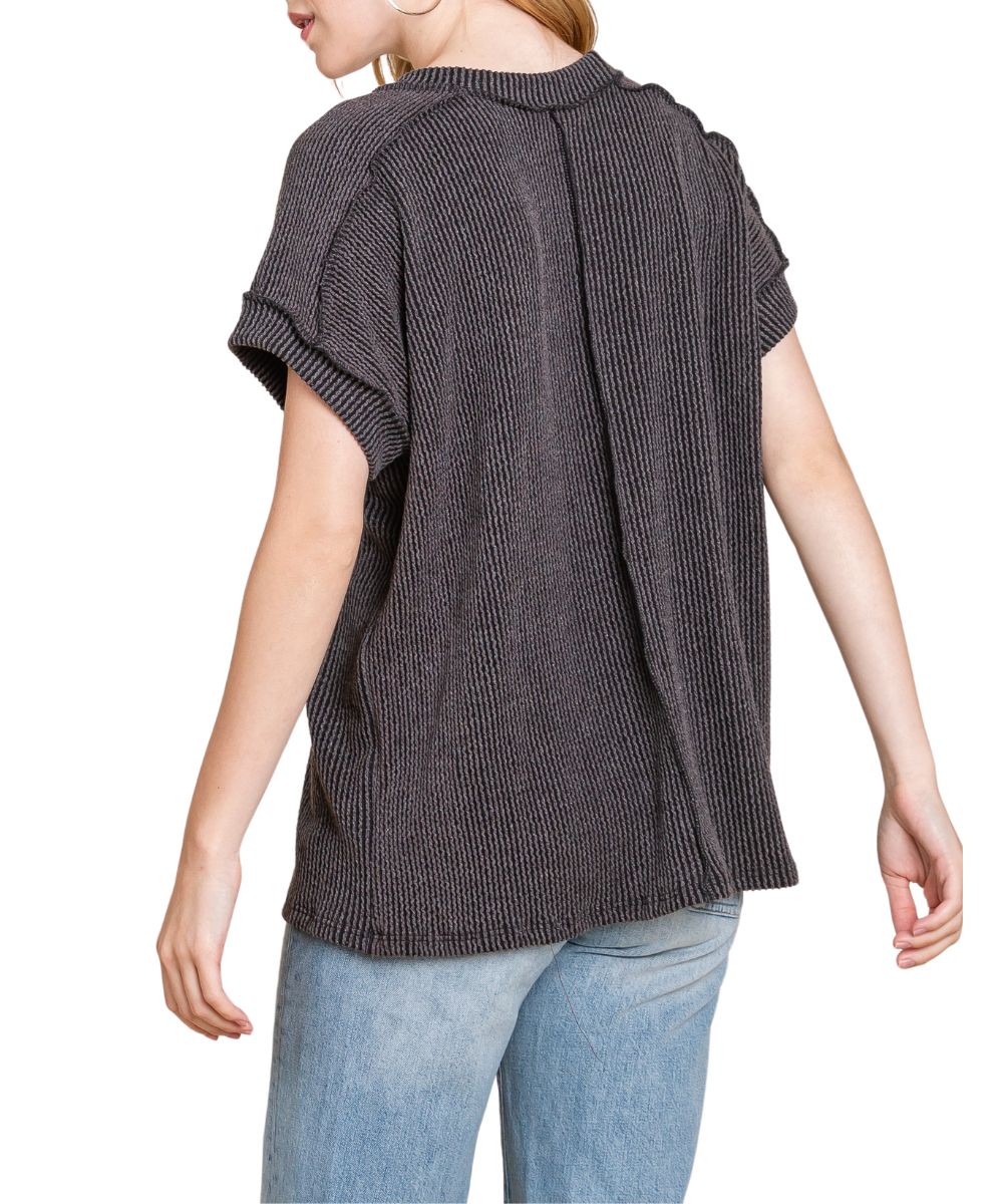 BomBom Women's Rib Knit Top - Image 2