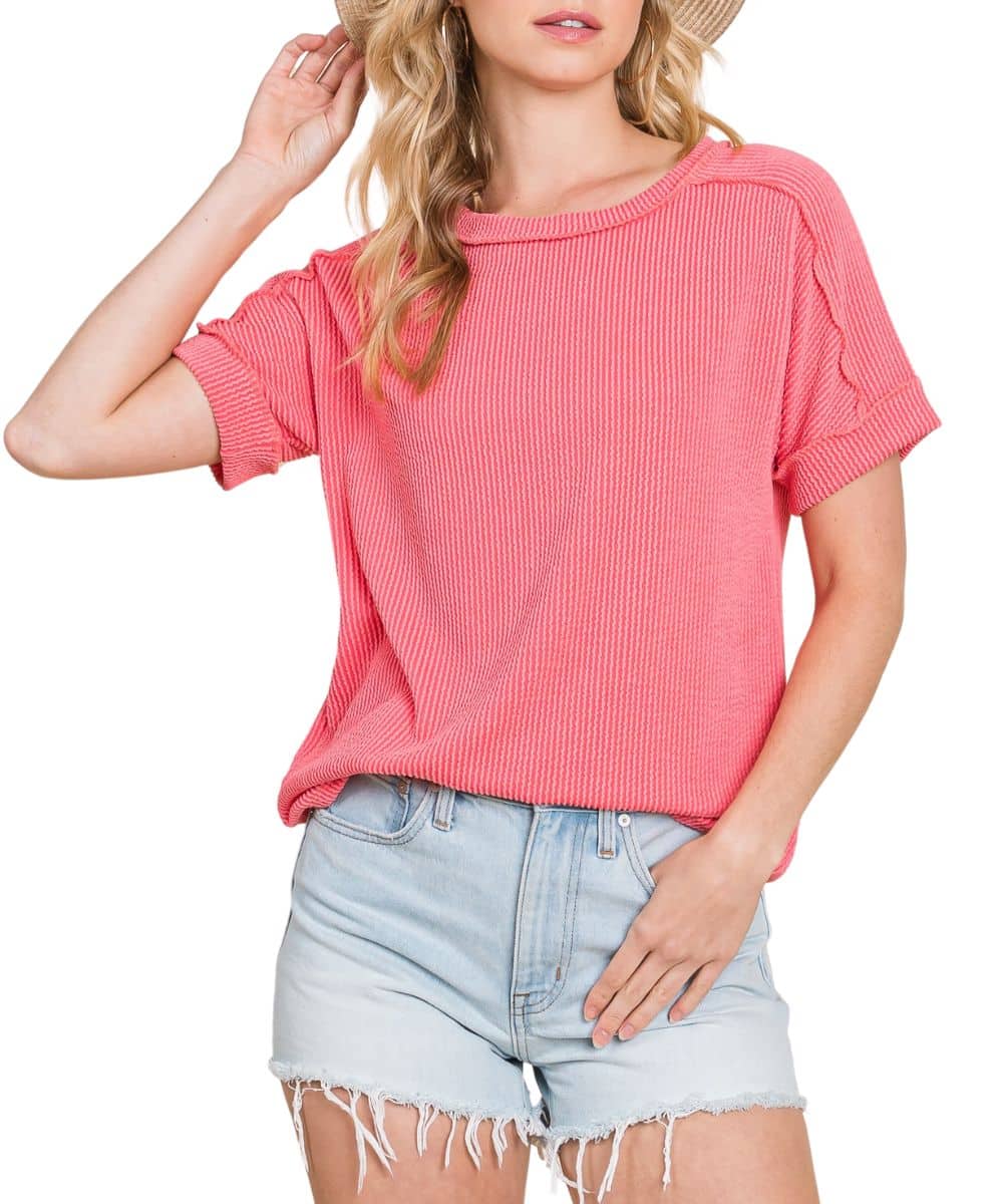 BomBom Women's Rib Knit Top - Image 4