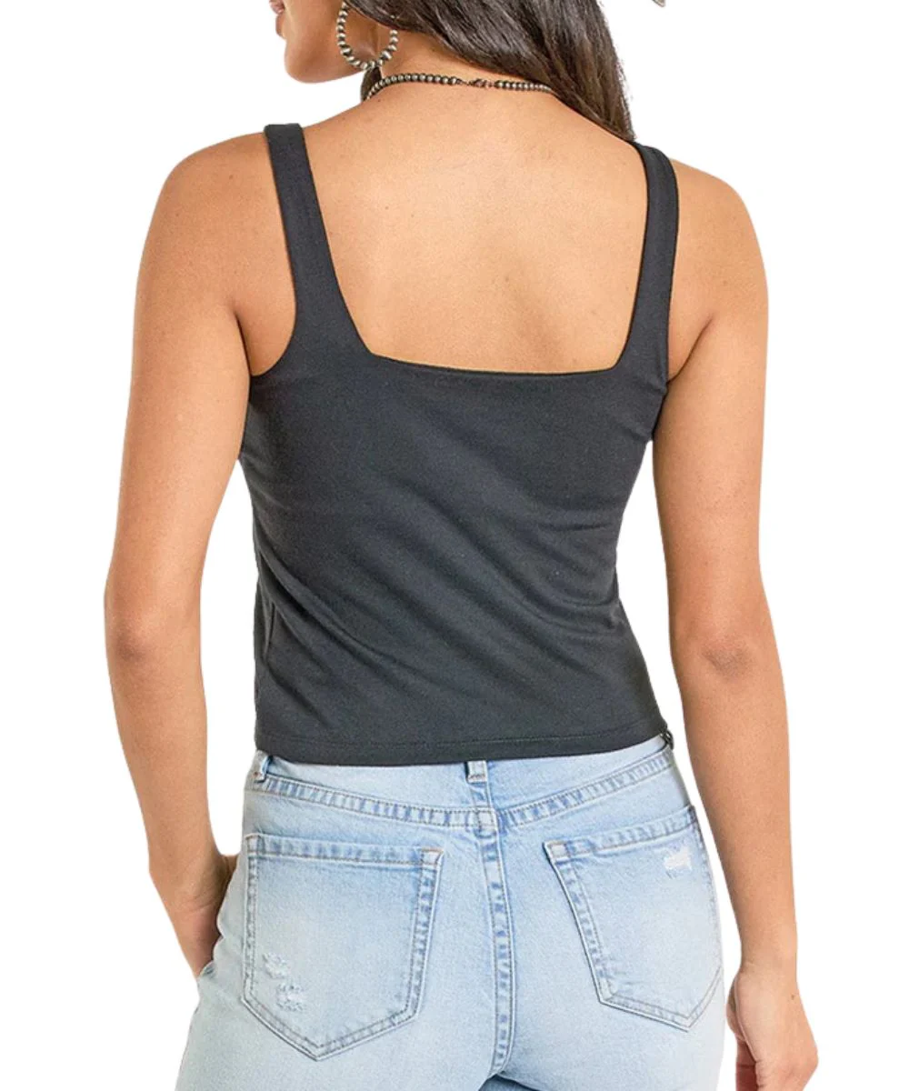 Rock & Roll Cowgirl Women's Buckle Tank Top - Image 3