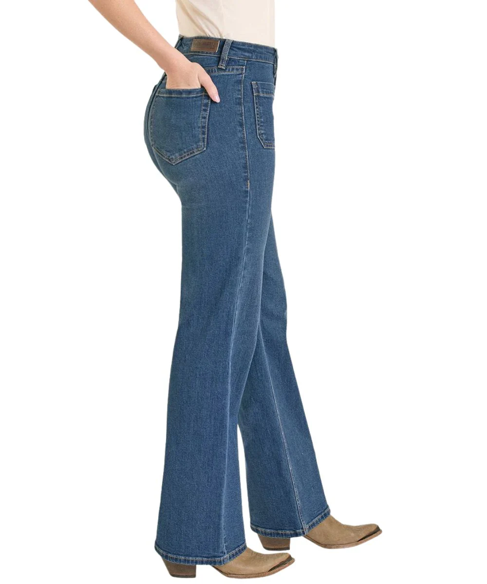 Rock & Roll Denim Women's Wide Leg Jean - Image 3