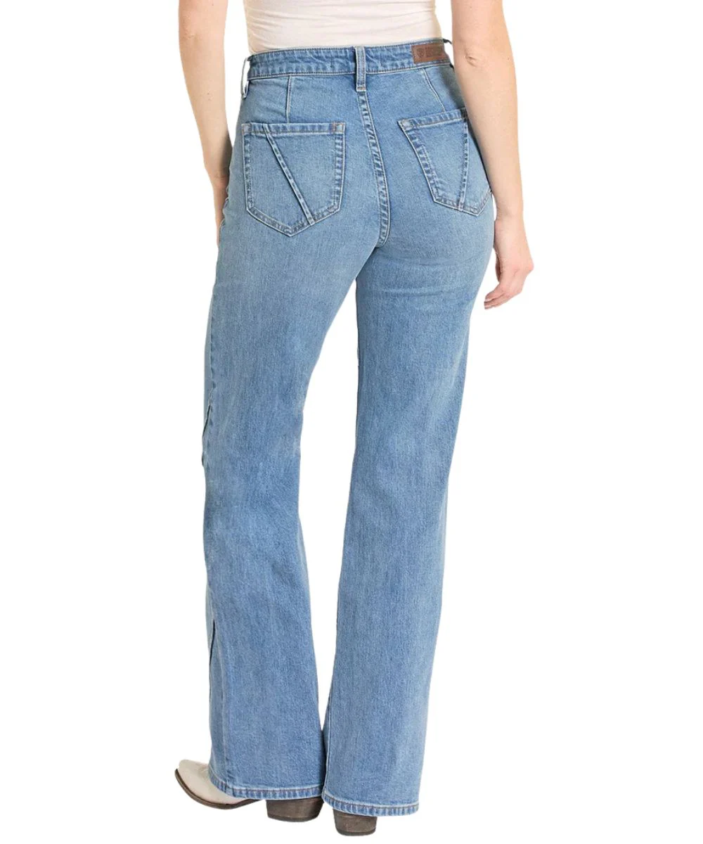 Rock & Roll Denim Women's Wide Leg Jean - Image 2