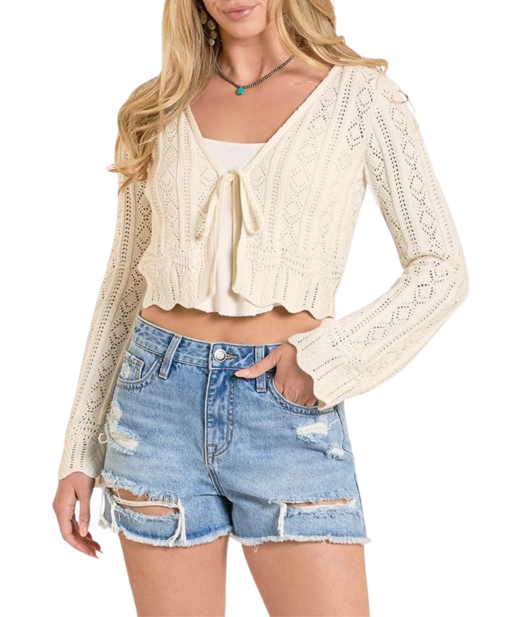 Rock & Roll Cowgirl Women's Knit Cardigan - Image 3
