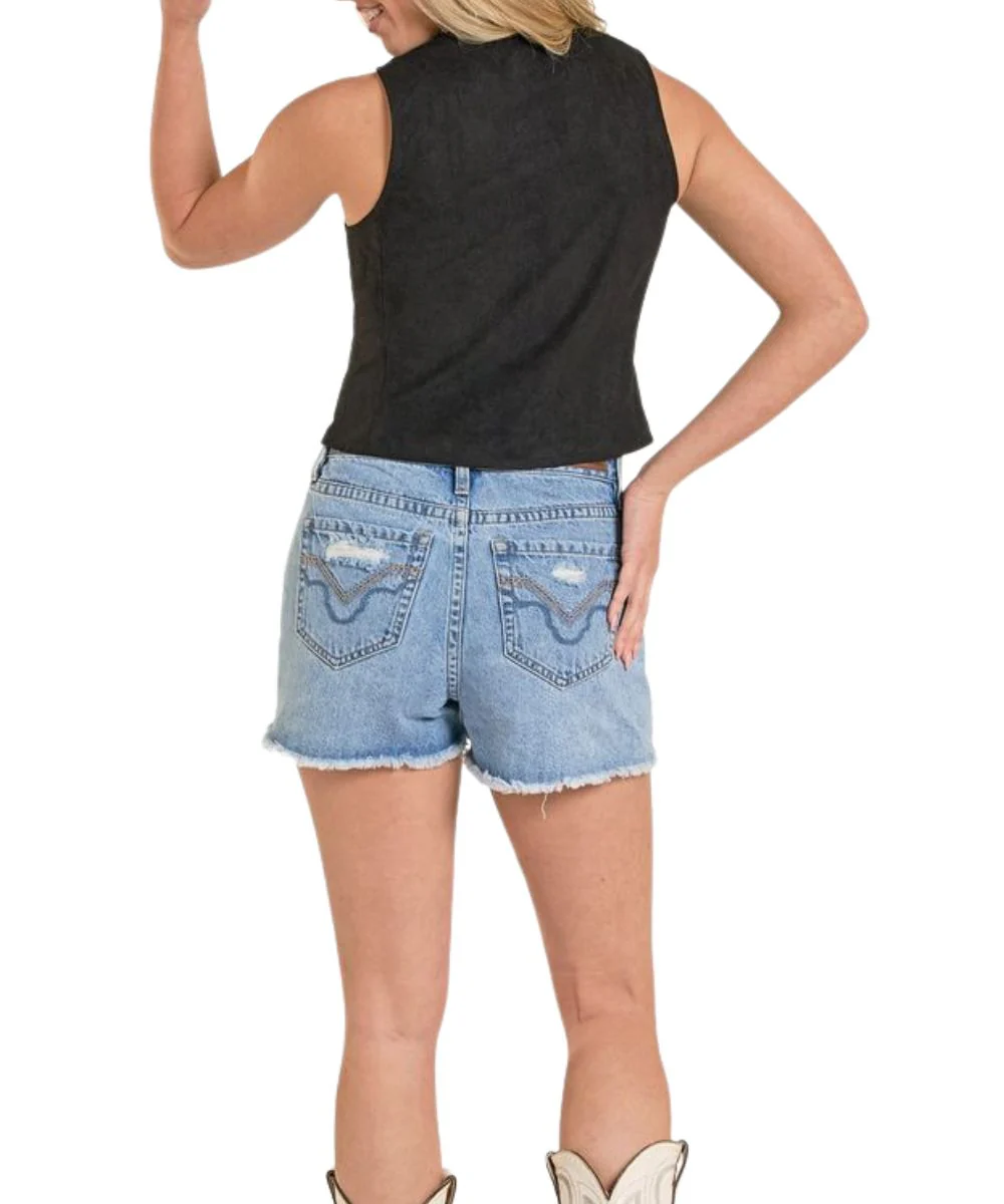 Rock & Roll Cowgirl Women's Star-Studded Vest - Image 2