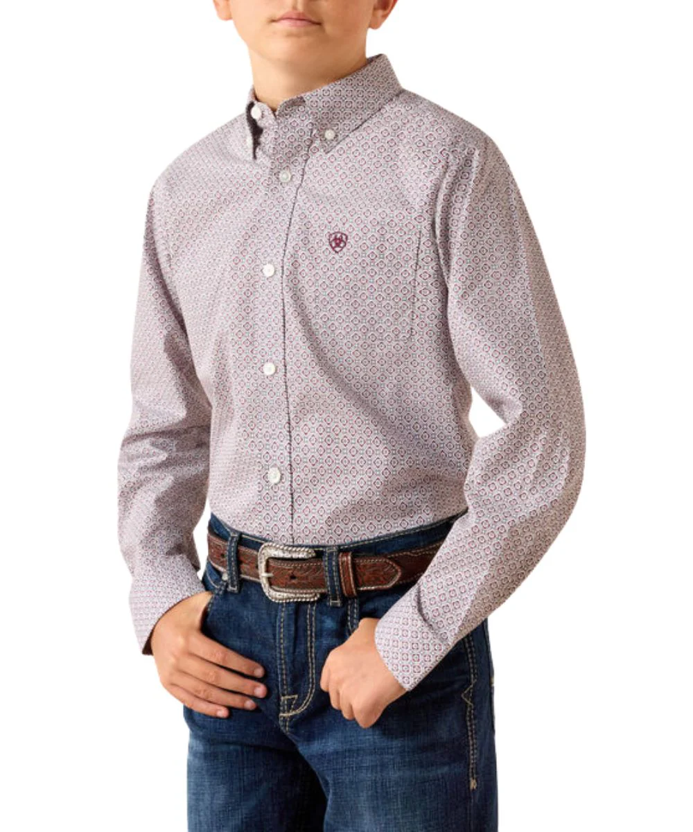 Ariat Boys' Philly Button Down Shirt