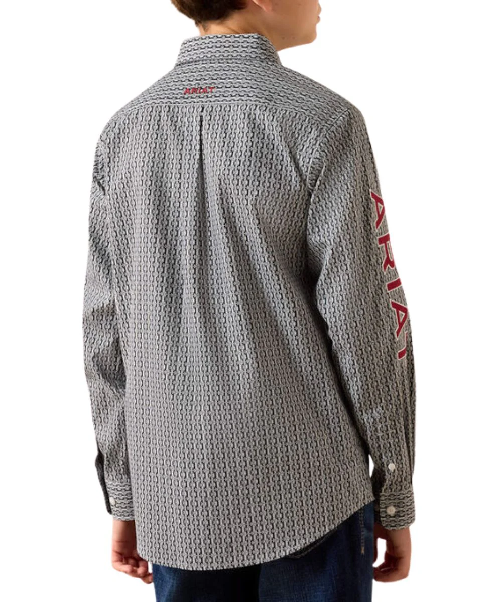 Ariat Boys' Team Ward Button Down Shirt - Image 2