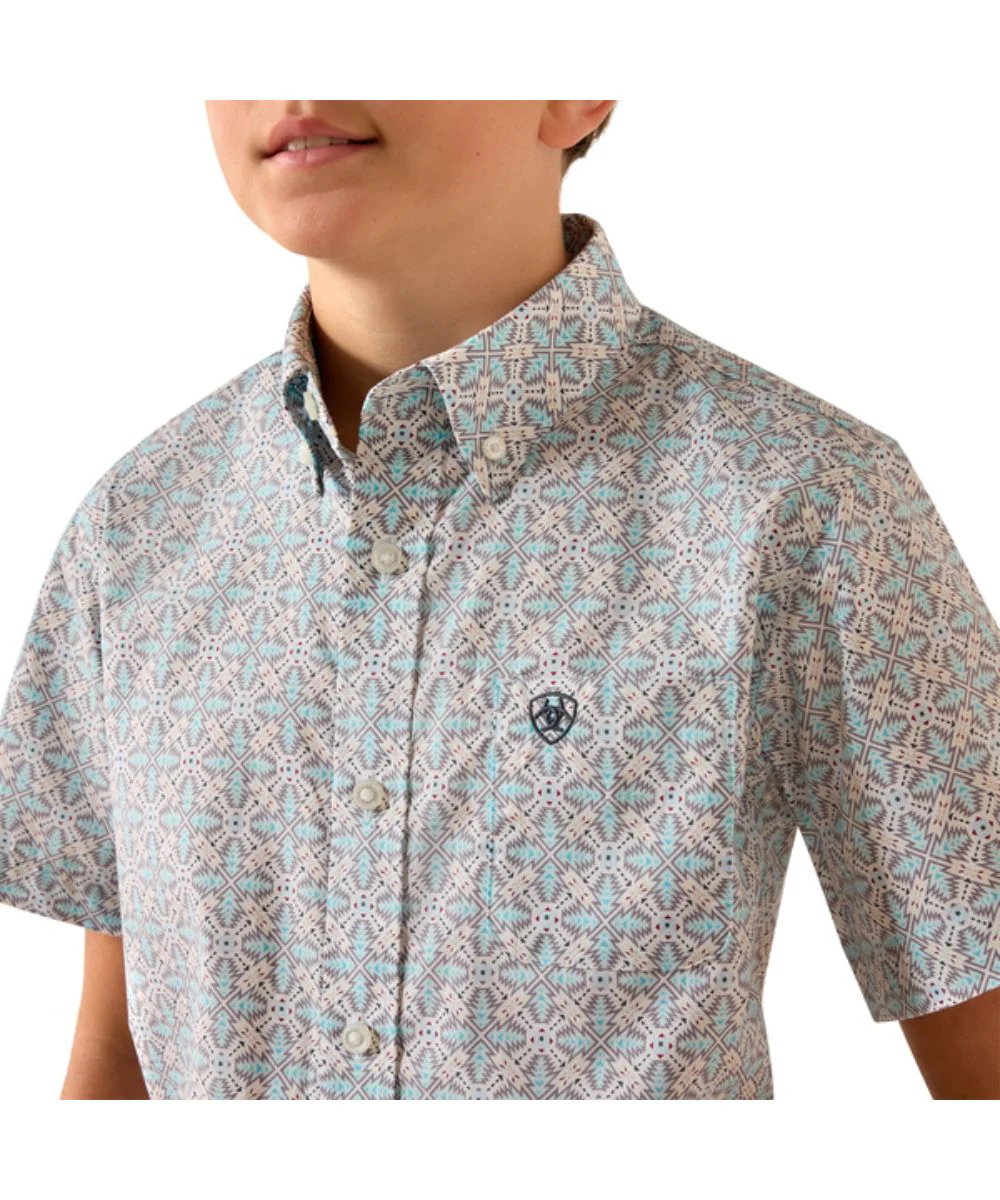 Ariat Boys' Pier Button Down Shirt - Image 3