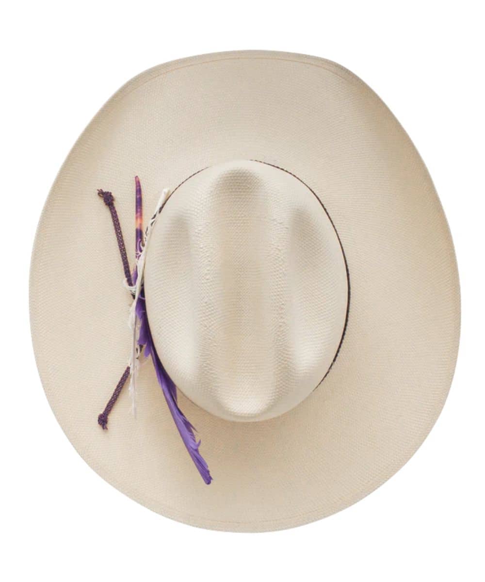Charlie 1 Horse Women's 10X Purple Haze Straw Hat - Image 4