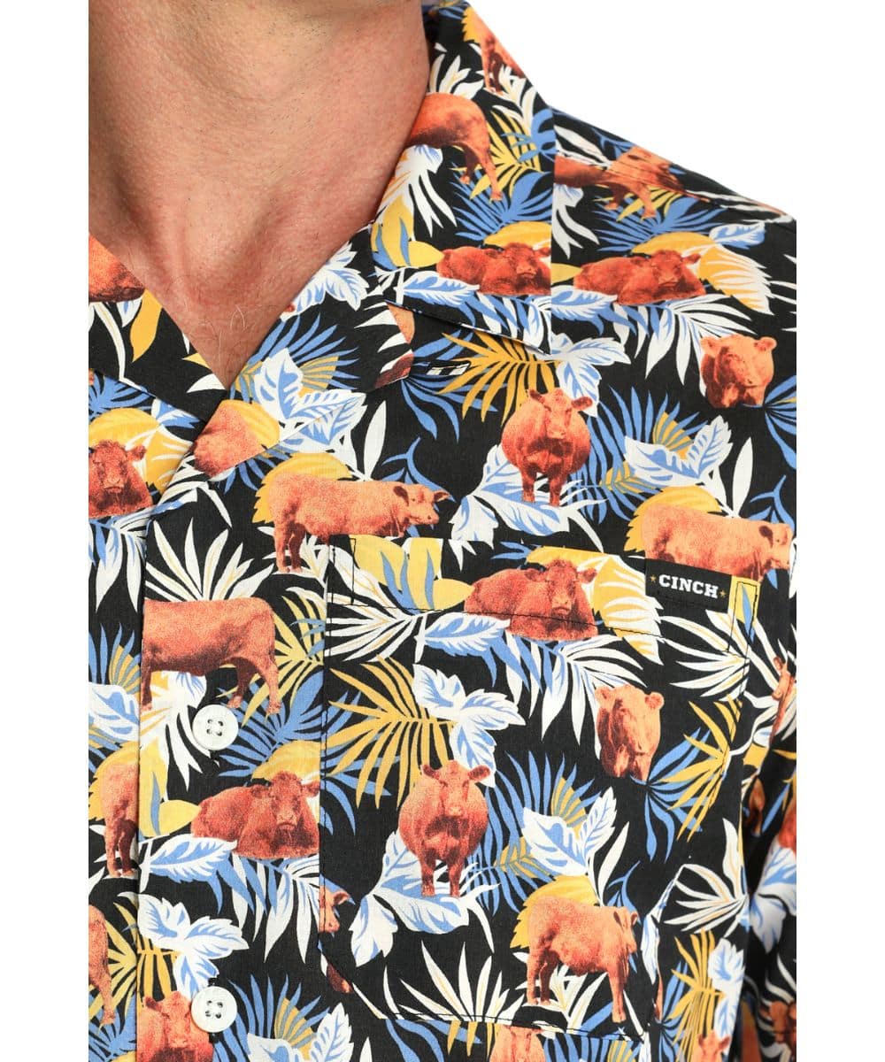 Cinch Men's Aloha Angus Button Down Shirt - Image 2