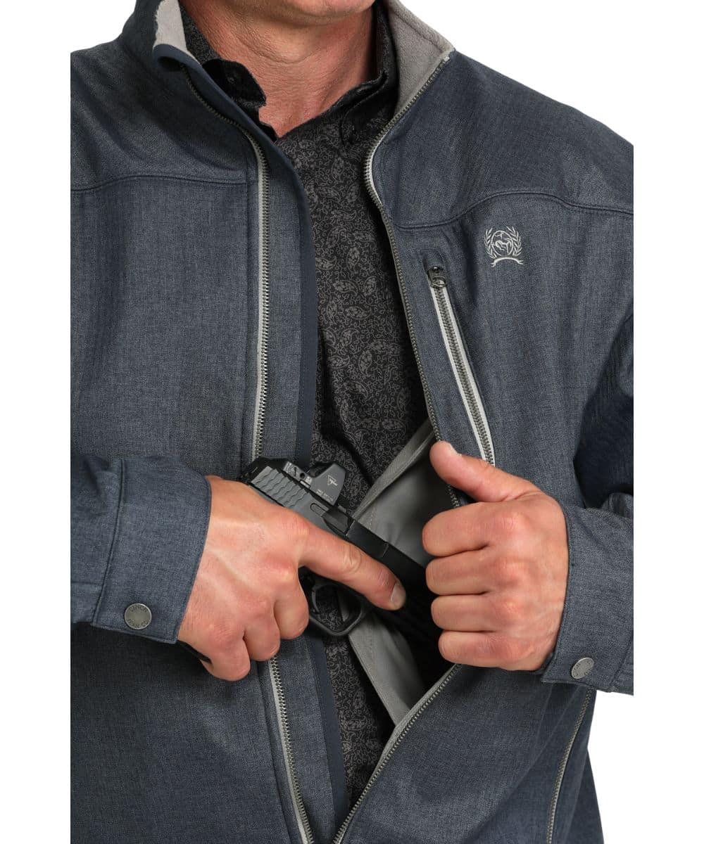 Cinch Men's Big & Tall Bonded Softshell Jacket - Image 3