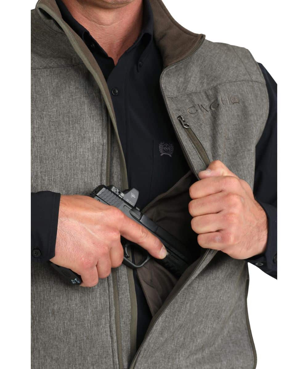 Cinch Men's Concealed Carry Softshell Vest - Image 3