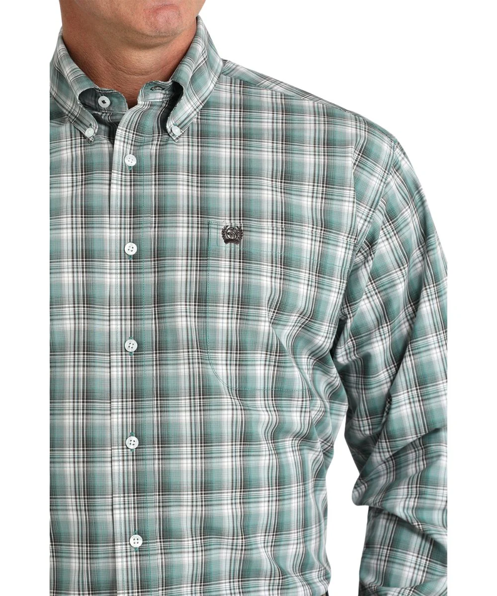 Cinch Men's Plaid Button Down Shirt - Image 2