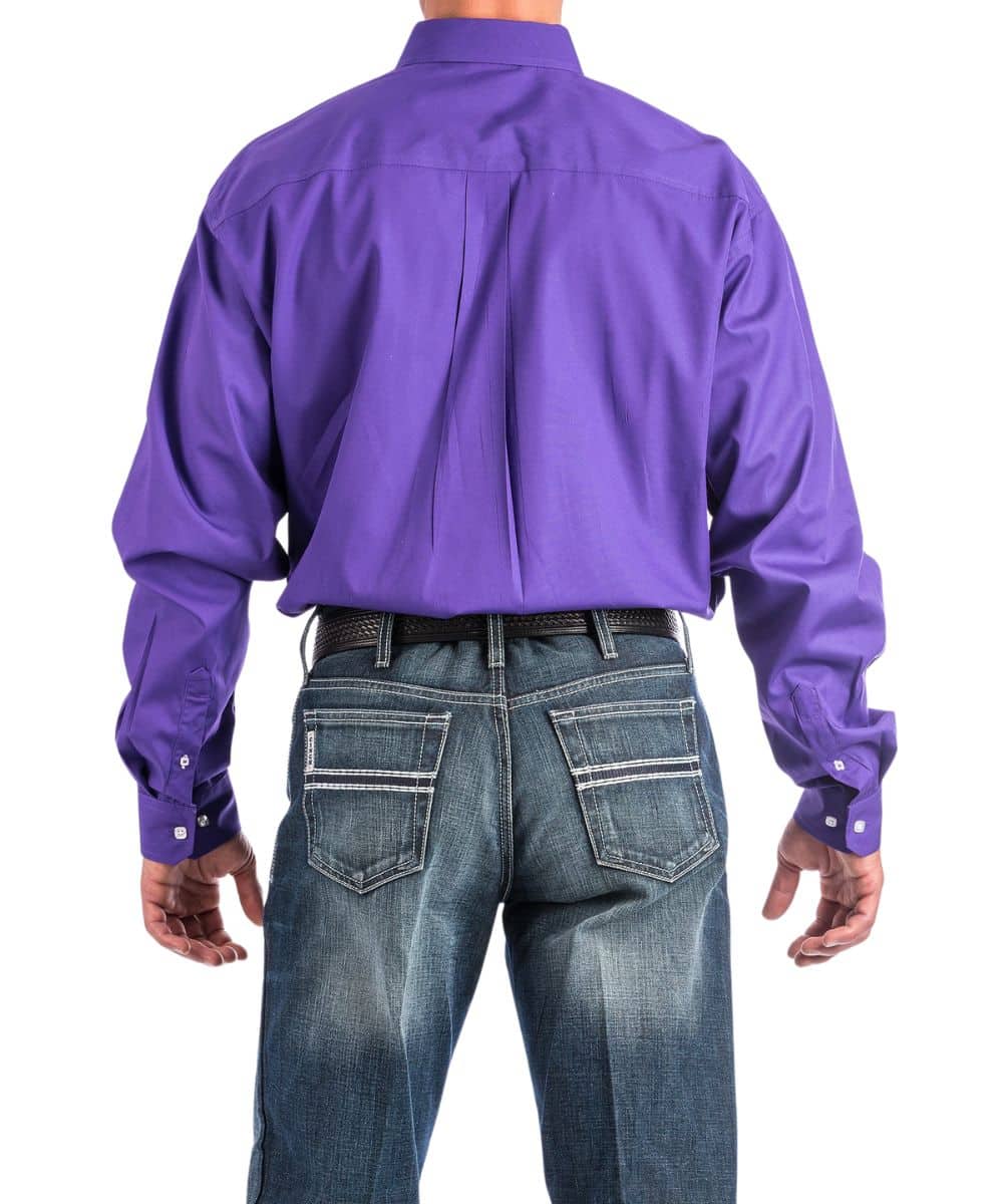 Cinch Men's Solid Button Down Shirt - Image 2