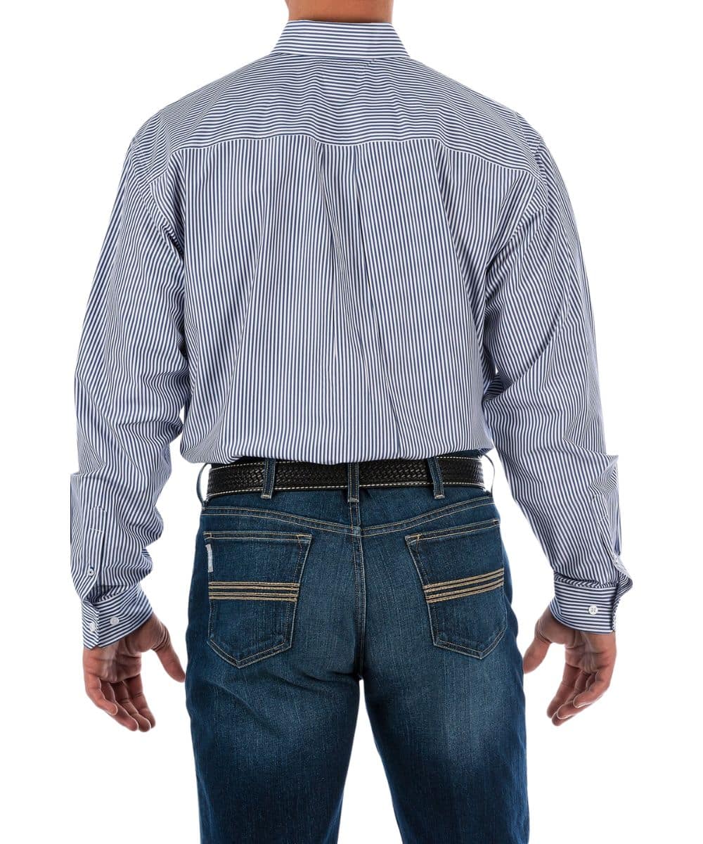 Cinch Men's Striped Button Down Shirt - Image 2