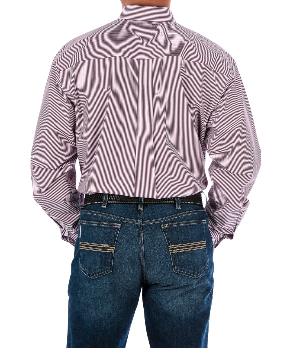 Cinch Men's Striped Tencel Button Down Shirt - Image 2