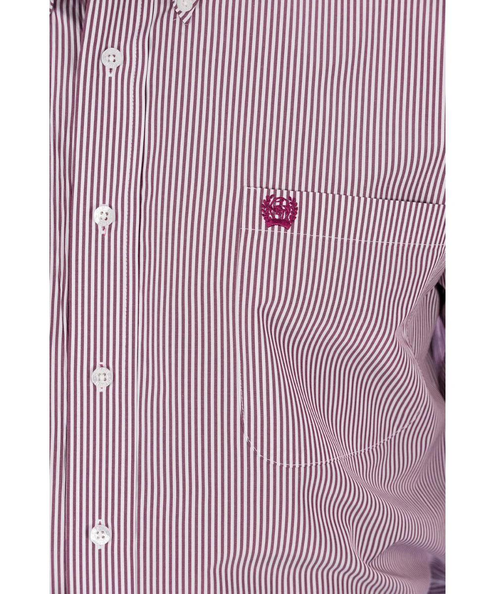 Cinch Men's Striped Tencel Button Down Shirt - Image 3