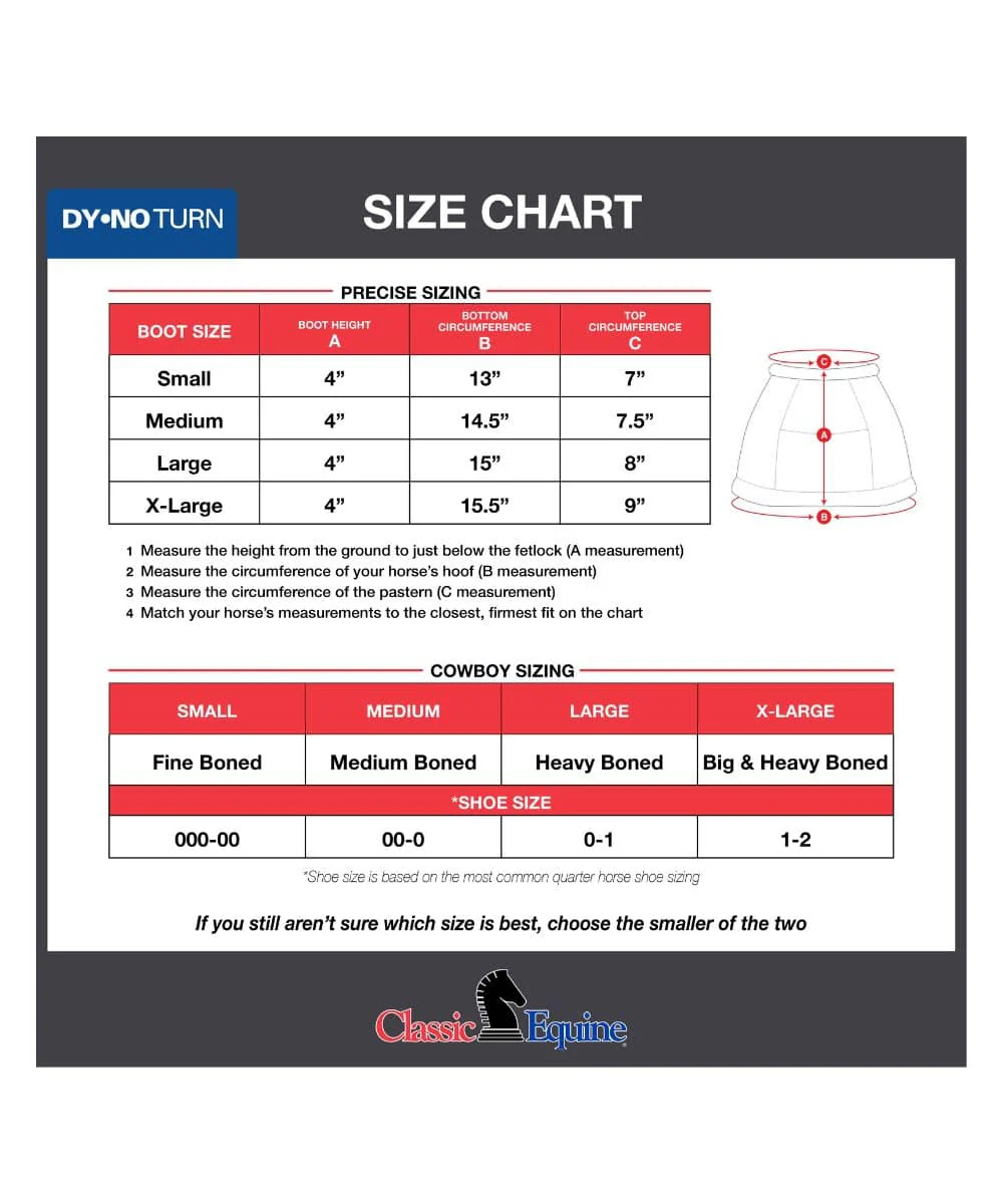 Classic Equine Dyno Turn Bell Boots - Image 2
