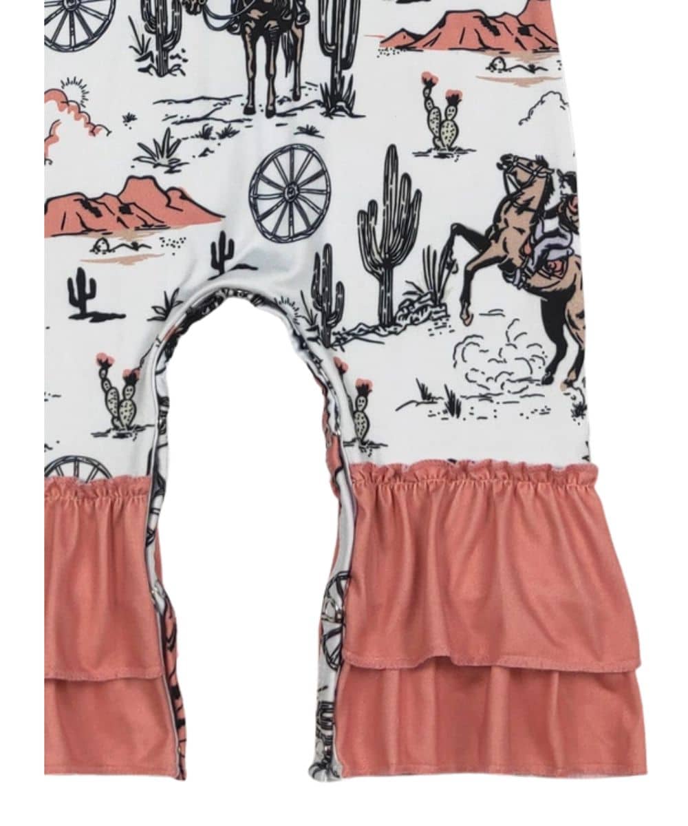 Clover Cottage Infant Girls' Frontier Romper - Image 3