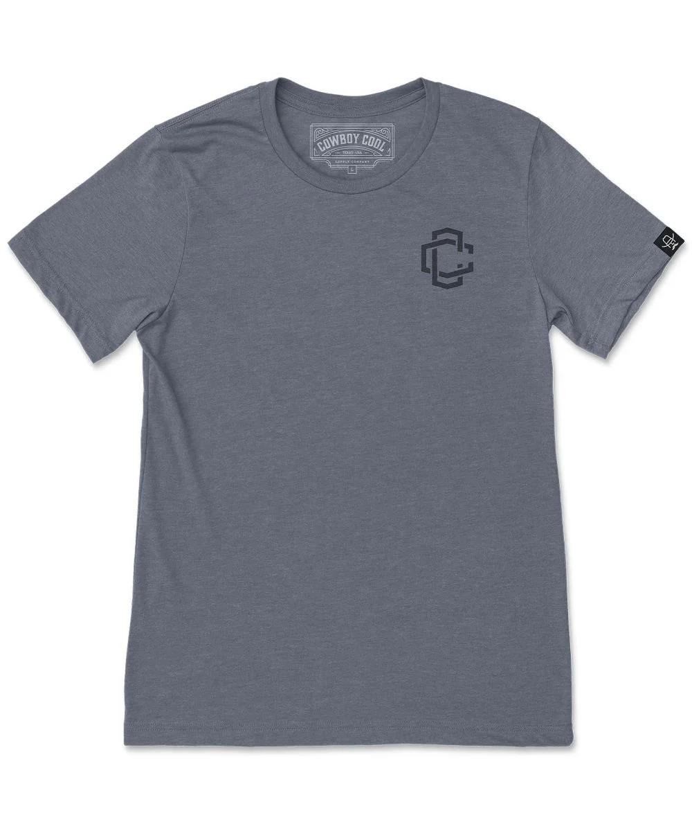 Cowboy Cool Men's Monogram Tee - Image 2