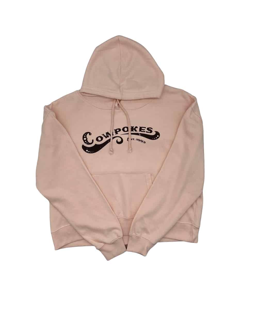 Cowpokes Women's Cropped Logo Hoodie - Image 2