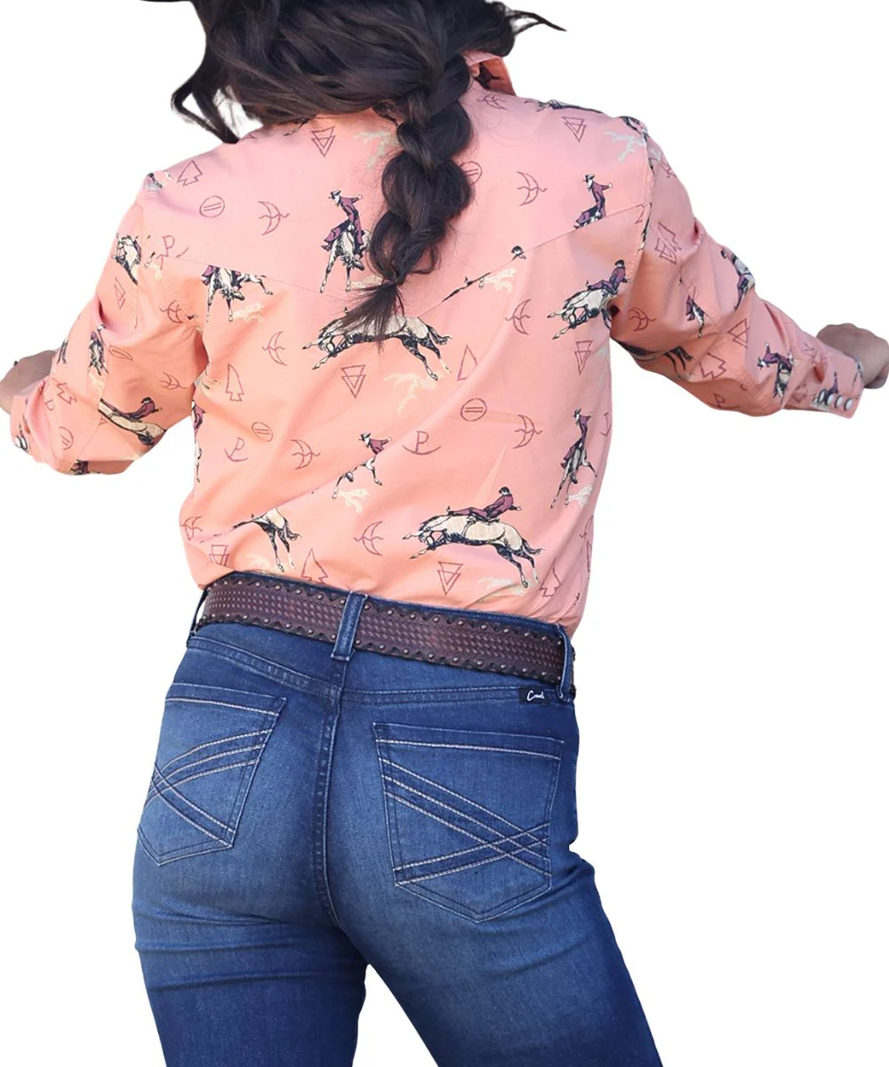Cruel Girl Women's Western Snap Shirt - Image 2