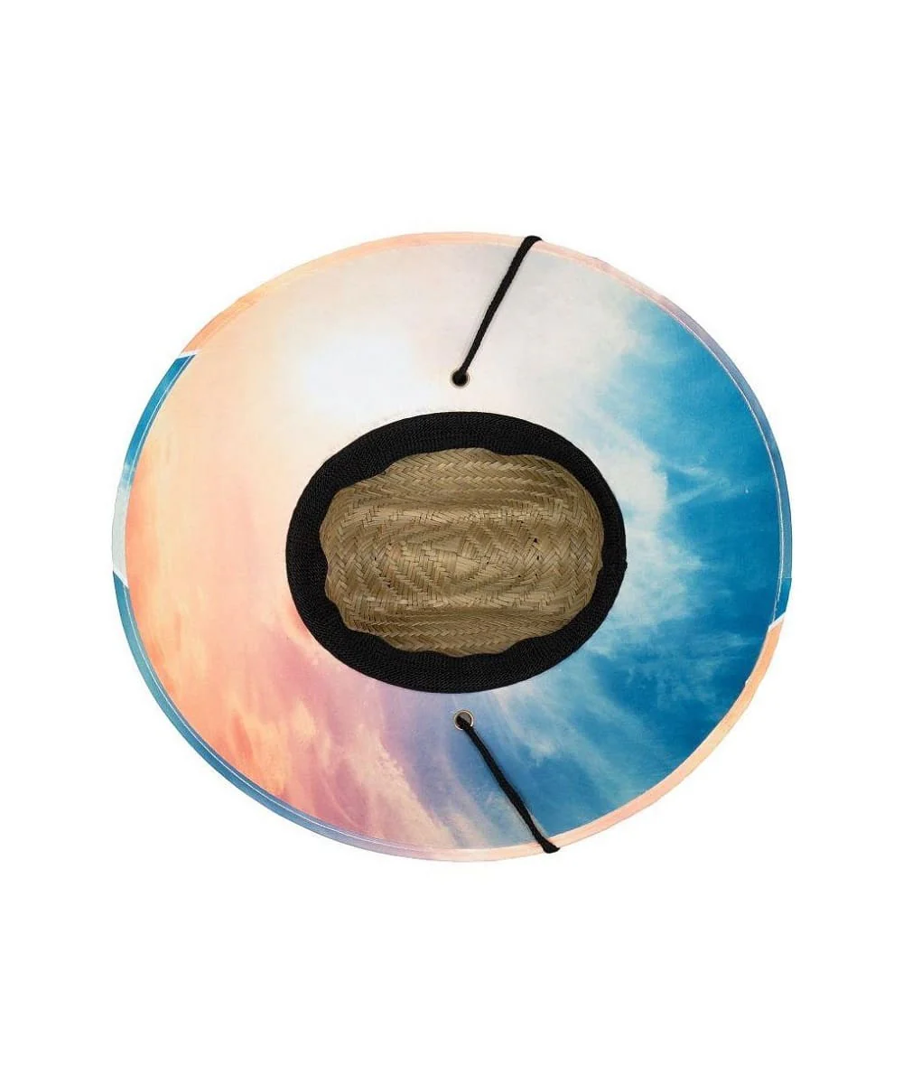 Dorfman Pacific Lifeguard Sun Burst Natural Straw Hat - Image 2